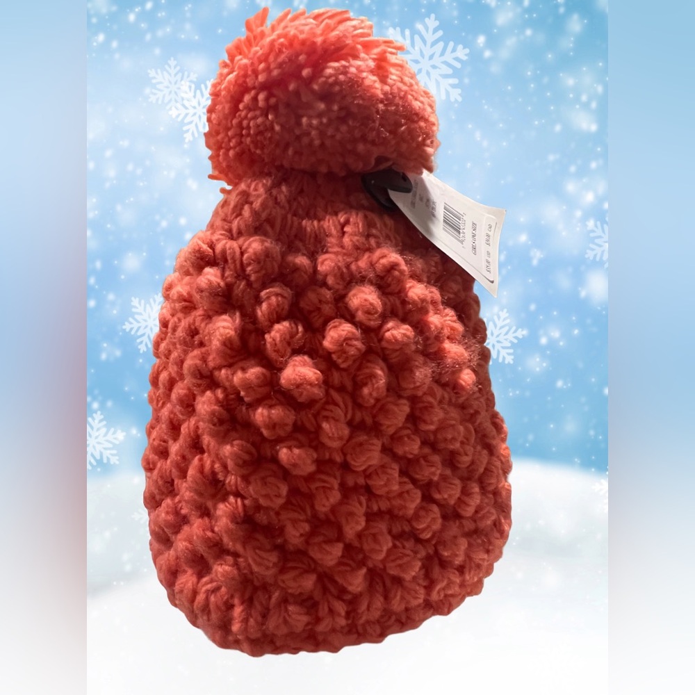 Spyder❄️ Girl’s ❄️ Brr Berry Chunky Knit Lined Beanie 
with Pom-Pom, Tropic NWT